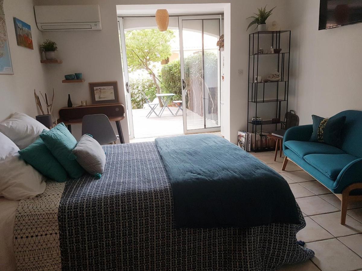 Ferienwohnung Le Petit Eden De La Madrague Face A La Ciotat Saint-Cyr-sur-Mer Exterior foto